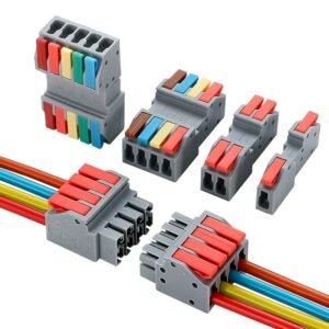 2604D Series DIN Rail Lever-Lock Connectors