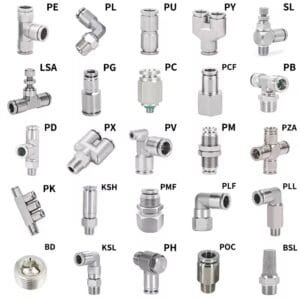 Pneumatic Push-in Fittings